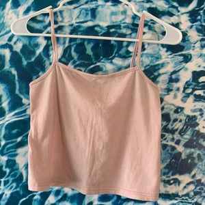 Brandy Melville pink crop top